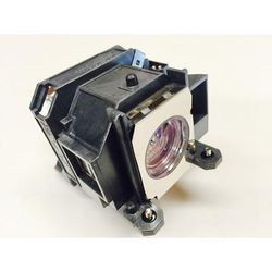 Jaspertronics™ OEM Lamp & Housing for the Epson EMP-1810P Projector with Ushio bulb inside - 240 Day Warranty