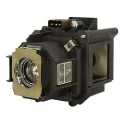 Jaspertronics™ OEM ELP-LP46 Lamp & Housing for Epson Projectors with Ushio bulb inside - 240 Day Warranty