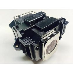Jaspertronics™ OEM V13H010L58 Lamp & Housing for Epson Projectors with Osram bulb inside - 240 Day Warranty