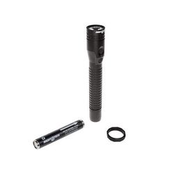 Nightstick Duty Size Dual-Light Rechargeable 650 Lumen Metal LED Flashlight Battery Only Black NSR-9944XLLB
