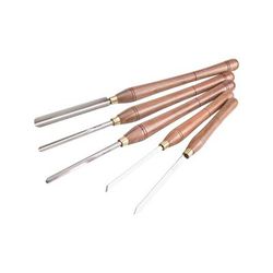 Shop Fox 5 pc. Deluxe HSS Lathe Chisel Set D3790