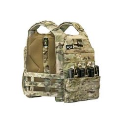 Tactical Assault Gear Vanguard Plate Carrier Set w/ Skeletal Cummerbund Multicam Large 831333