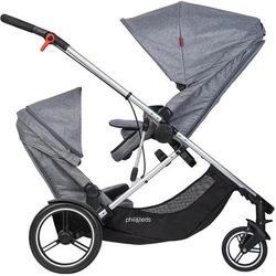 Phil & Teds Voyager Double Kit - Charcoal Marl