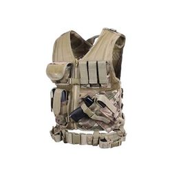 Rothco Cross Draw MOLLE Tactical Vest MultiCam 6384-MultiCam-Regular