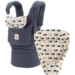 Ergobaby Original Bundle of Joy Baby Carrier with Easy Snug Insert - Marine