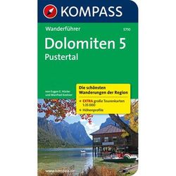 Kompass Carta N.5710: Dolomiten 5: Pustertal 1:35.000