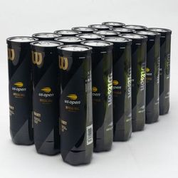 Wilson US Open Extra Duty 4 Ball Can 18 Cans Tennis Balls