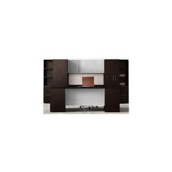 Prestige II Custom Glass Front Executive Series - Desk & Wall Unit Package