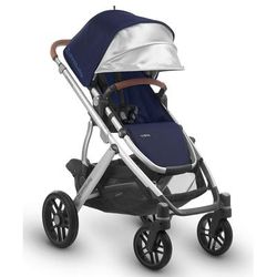 UPPAbaby 2018 Vista Stroller - Taylor (Indigo/Silver/Saddle Leather)