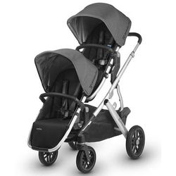 UPPAbaby 2018 / 2019 VISTA RumbleSeat - Jordan (Charcoal Melange/Silver/Black Leather)
