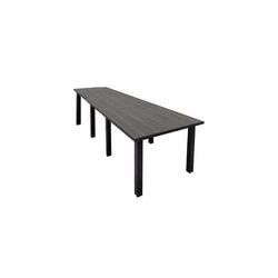11' x 4' Conference Table w/Square Post Legs