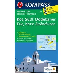 Kompass Carta Nr. 252 Kos, Südl. Dodekanes 1: 50.000