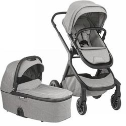 Nuna Demi Grow Stroller & Bassinet - Frost