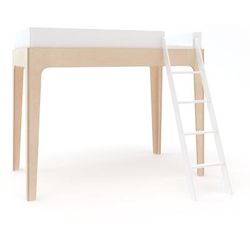 Oeuf Perch Loft Bed - Twin Size - White/Birch