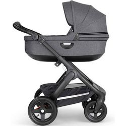 Stokke Stroller Black Carrycot - Black Melange