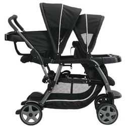 Graco Ready2Grow Click Connect Duo Stroller - Onyx