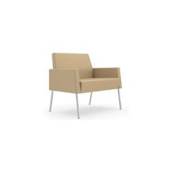 Mystic Lounge 750 lb Capacity Panel Arm Bariatric Lounge Chair in Standard Fabric or Viny
