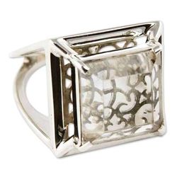 Quartz cocktail ring, 'Charm of Lima'