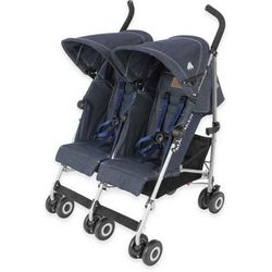 Maclaren Open Box Twin Triumph Stroller - Denim