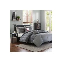 Intelligent Design Daryl Twin/Twin XL Comforter Set in Grey - Olliix ID10-176