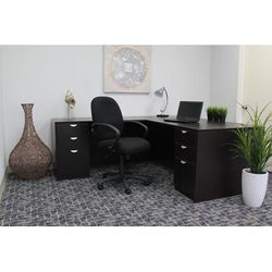 Boss Office Products B500-BK Executive Task Chair in Black