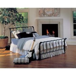 Hillsdale Furniture Janis Queen Metal Bed, Textured Black - 1655BQR