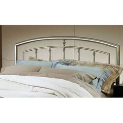 Hillsdale Furniture Claudia Full/Queen Metal Headboard, Matte Nickel - 1685-490