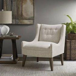 Madison Park Malabar Accent Chair in Cream - Olliix MP100-0538