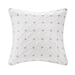 INK+IVY Jane Euro Sham Embroidered Euro Sham in White - Olliix II11-600