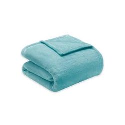 Intelligent Design Microlight Plush King Oversized Blanket in Aqua - Olliix ID51-823