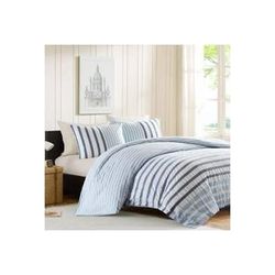 INK+IVY Sutton Twin Comforter Set in Blue - Olliix II10-046