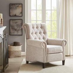 Madison Park Aidan Recliner chair in Cream - Olliix MP103-0609