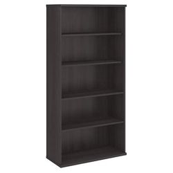 Bush Business Furniture SCB136SG - Studio C 5 Shelf Bookcase in Storm Gray