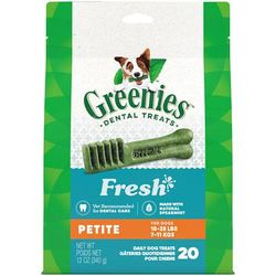 Fresh Petite Dental Dog Treats, 12 oz., Count of 20