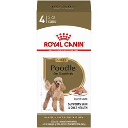 Breed Health Nutrition Poodle Loaf In Sauce Wet Dog Food Multipack, 3 oz., Pack of 4