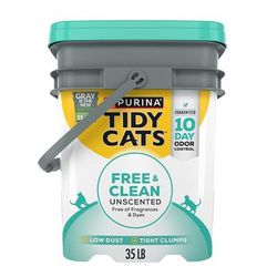 Free & Clean Unscented Clumping Multi Cat Litter, 35 lbs.