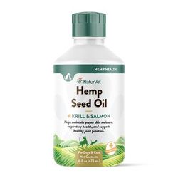 Hemp Seed Oil, Krill & Salmon for Pets, 16 oz.