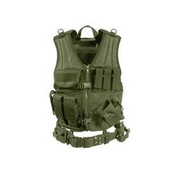 Rothco Cross Draw MOLLE Tactical Vest Olive Drab 4591-OliveDrab-Regular
