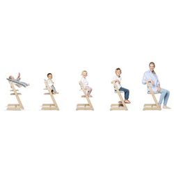 Tripp Trapp High Chair and Cushion with Stokke Tray -- Aqua Blue/Aqua Star