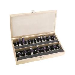 Grizzly Industrial Router Bit 20 pc. Set 1/2in. Shank H5555