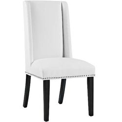 Baron Vinyl Dining Chair EEI-2232-WHI
