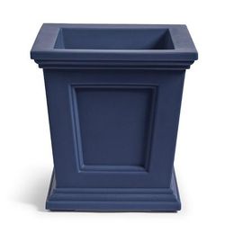 Devon Easy-Care Tapered Planter - Indigo - Grandin Road