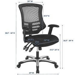 Calibrate Mesh Office Chair EEI-3042-BLK