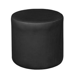 Logan Round Ottoman in Black - Regency N6262BK