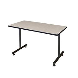 "Kobe 42" x 30" Training Table in Maple - Regency MKTRCT4230PL"