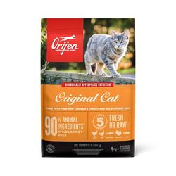 Cat High Protein Fresh & Raw Animal Ingredients Dry Food, 12 lbs.