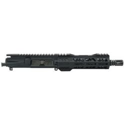 Grid Defense Complete Upper Receiver 9mm 9x19 Para 7.5 inch 4150 Light HBAR Barrel 1-10 Twist 7 inch Octagon M-LOK Rail A2 Flash Hider Black