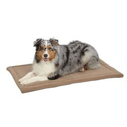 Quiet Time Deluxe Micro Terry Taupe Dog Bed, 40" L X 27" W, X-Large, Brown