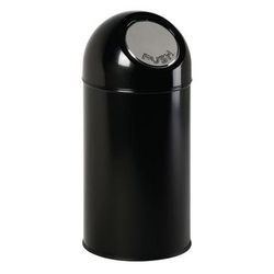 Poubelle Bullet Sans Liner 40l Noir - V-Part