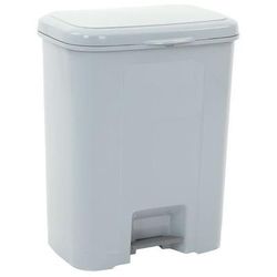 Poubelle À Pédale Dustbin 45l Gris - Vepabins